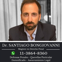 Abogado Penalista - Dr. Santiago Bongiovanni-