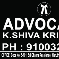 Attorney, Lawyer, Legal Advisor, Counselor Advocate Shiva Krishna in Hyderabad TG