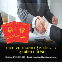 Attorney, Lawyer, Legal Advisor, Counselor Thành lập Công ty tại Bình Dương in Binh Duong 