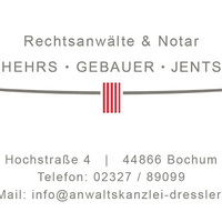 Attorney, Lawyer, Legal Advisor, Counselor Rechtsanwälte & Notar - Dressler Hehrs Gebauer Jentsch Ragsch in Bochum North Rhine-Westphalia