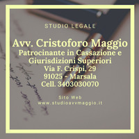 Attorney, Lawyer, Legal Advisor, Counselor Avvocato Maggio Cristoforo in Marsala Sicily