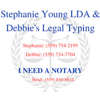 Attorney, Lawyer, Legal Advisor, Counselor Young's Legal Typing Services in Visalia CA